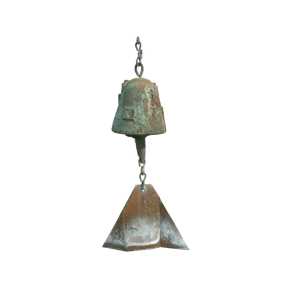 Vintage Petite Cosanti Cast Bronze Windbell by Paolo Soleri