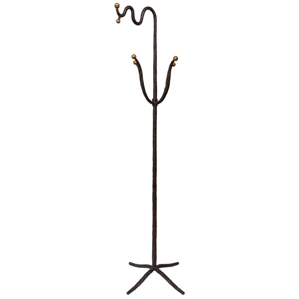 Wrought Iron Modernist Coat Rack by Garouste & Bonetti