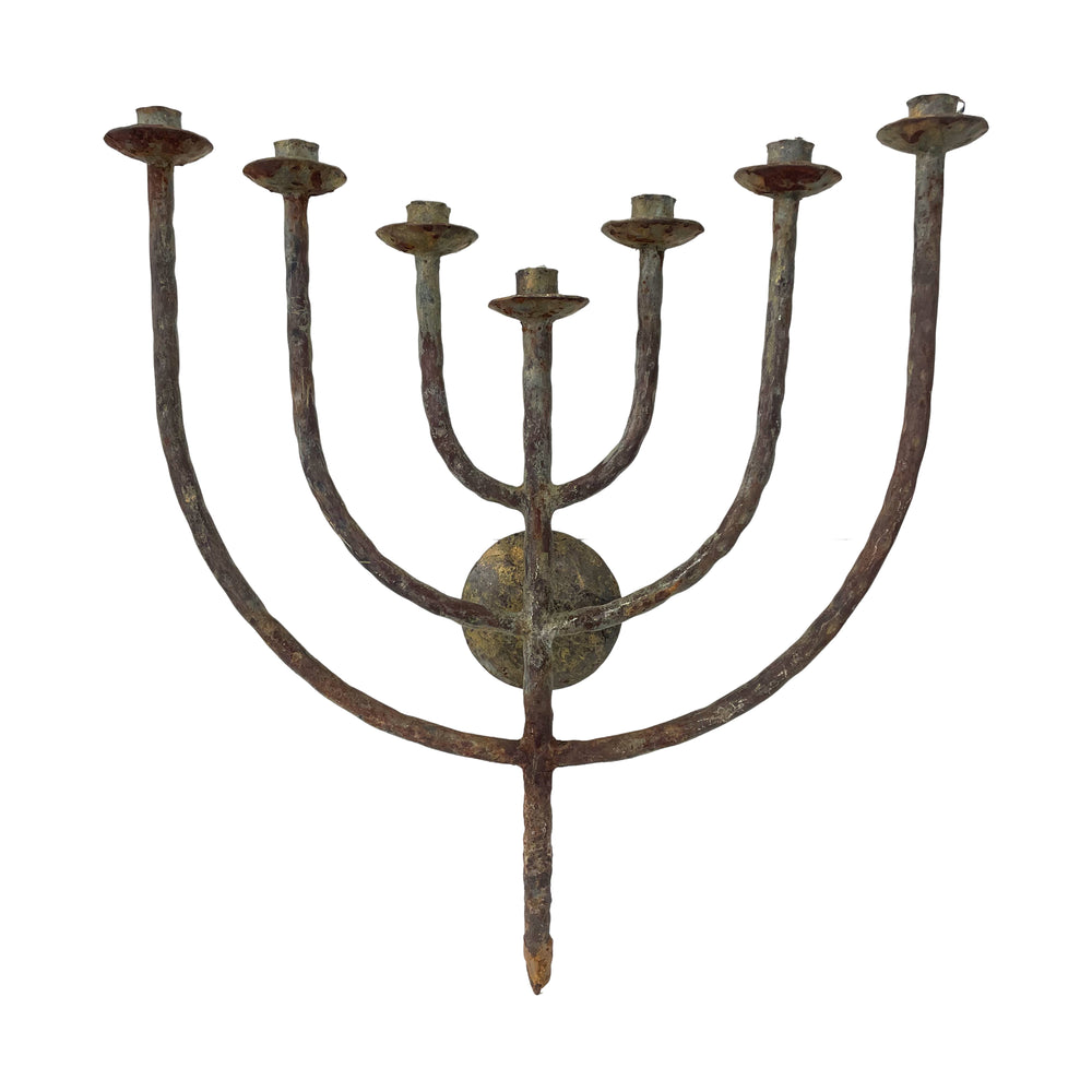 Wrought Iron "Candelabra" Sconce