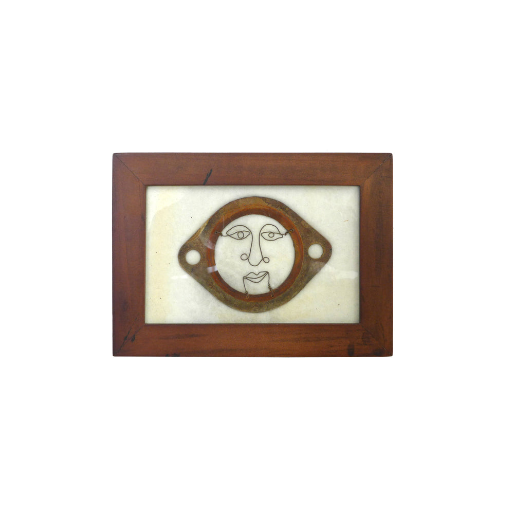 Framed Wire & Gasket Folk Art