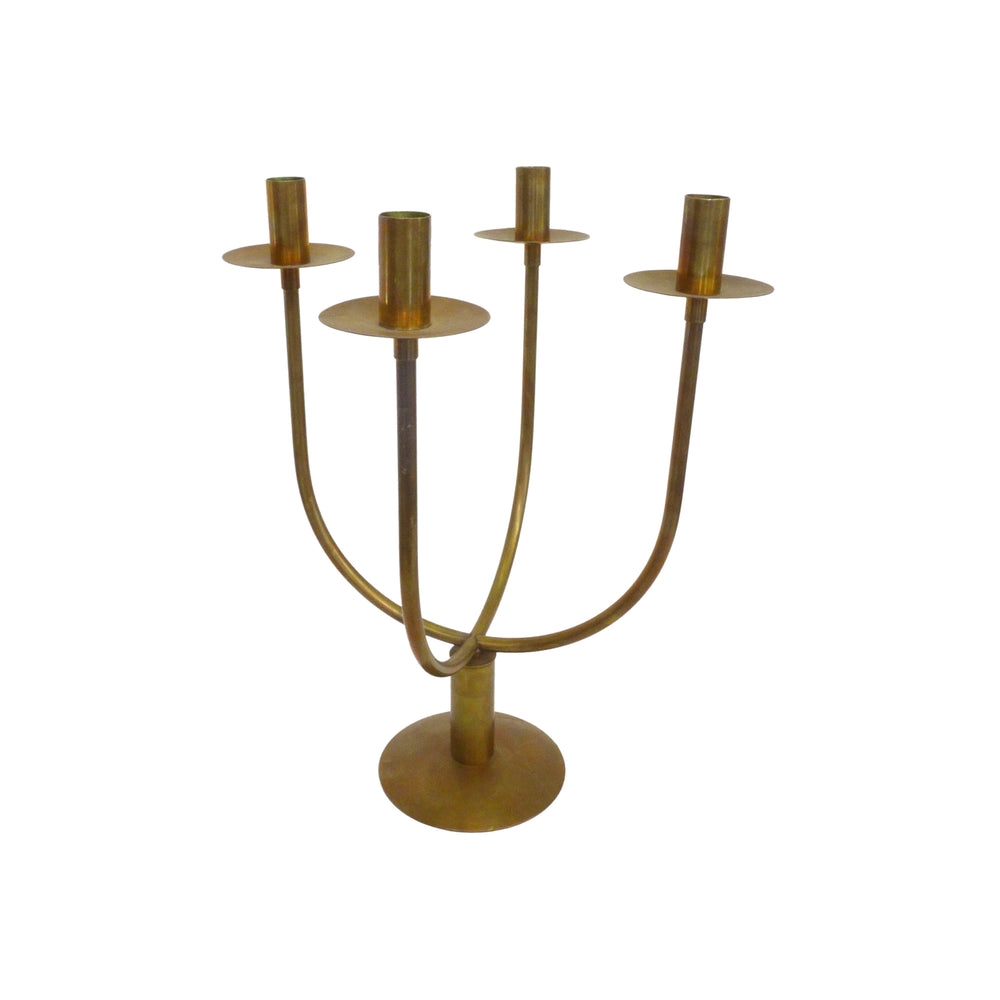 Brass Candelabra by Hayno Focken