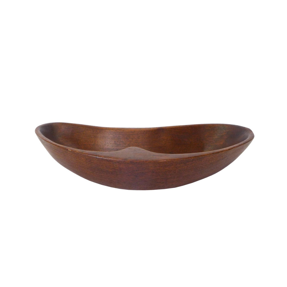 Biomorphic Carved Wood Catch-All