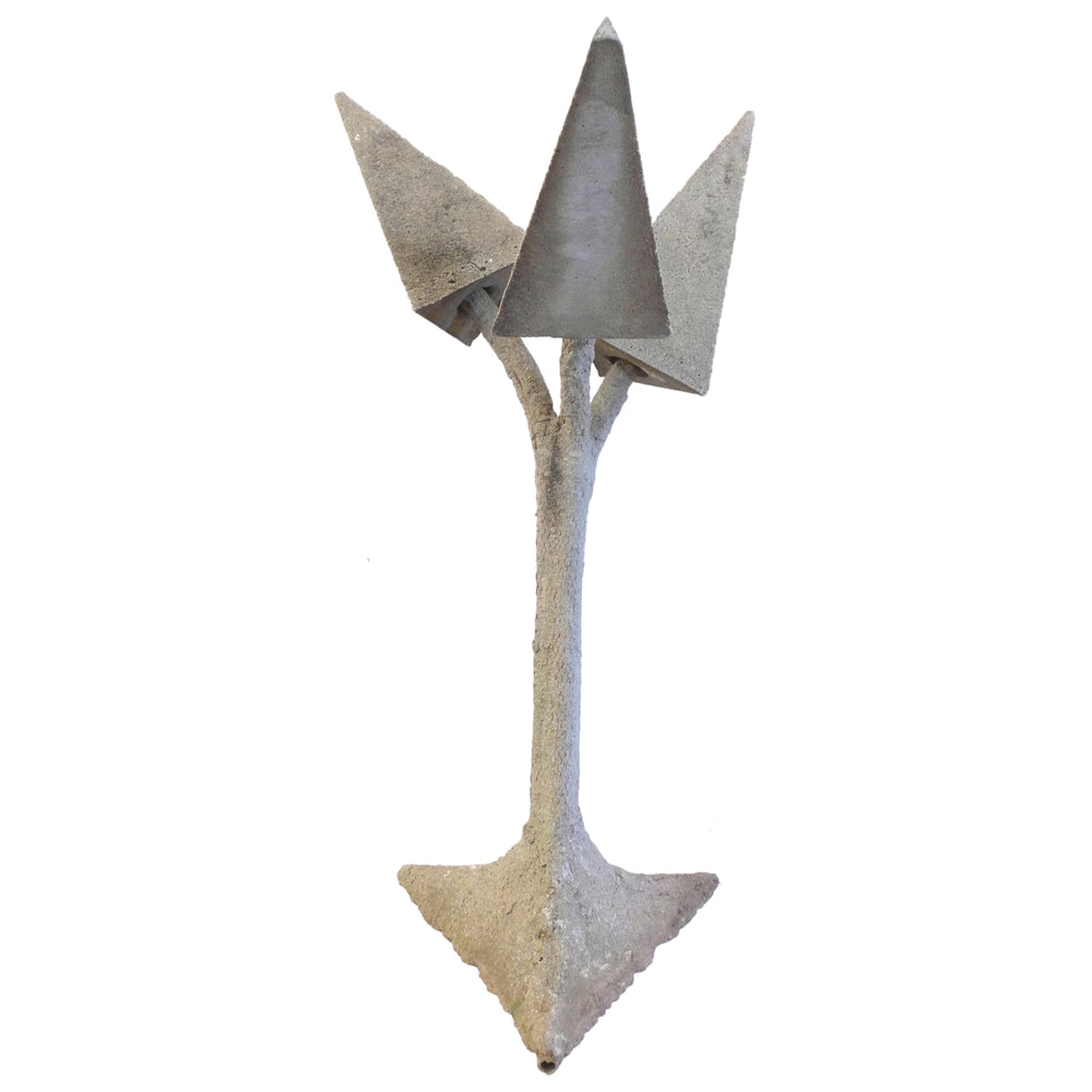 Brutalist Cast Concrete Sculpture