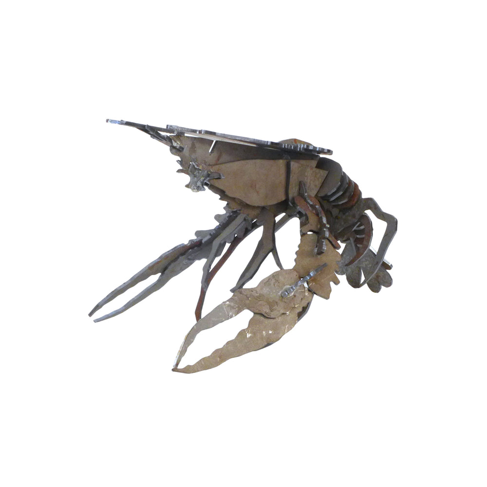 Three-Dimensional Cut Steel Lobster Puzzle