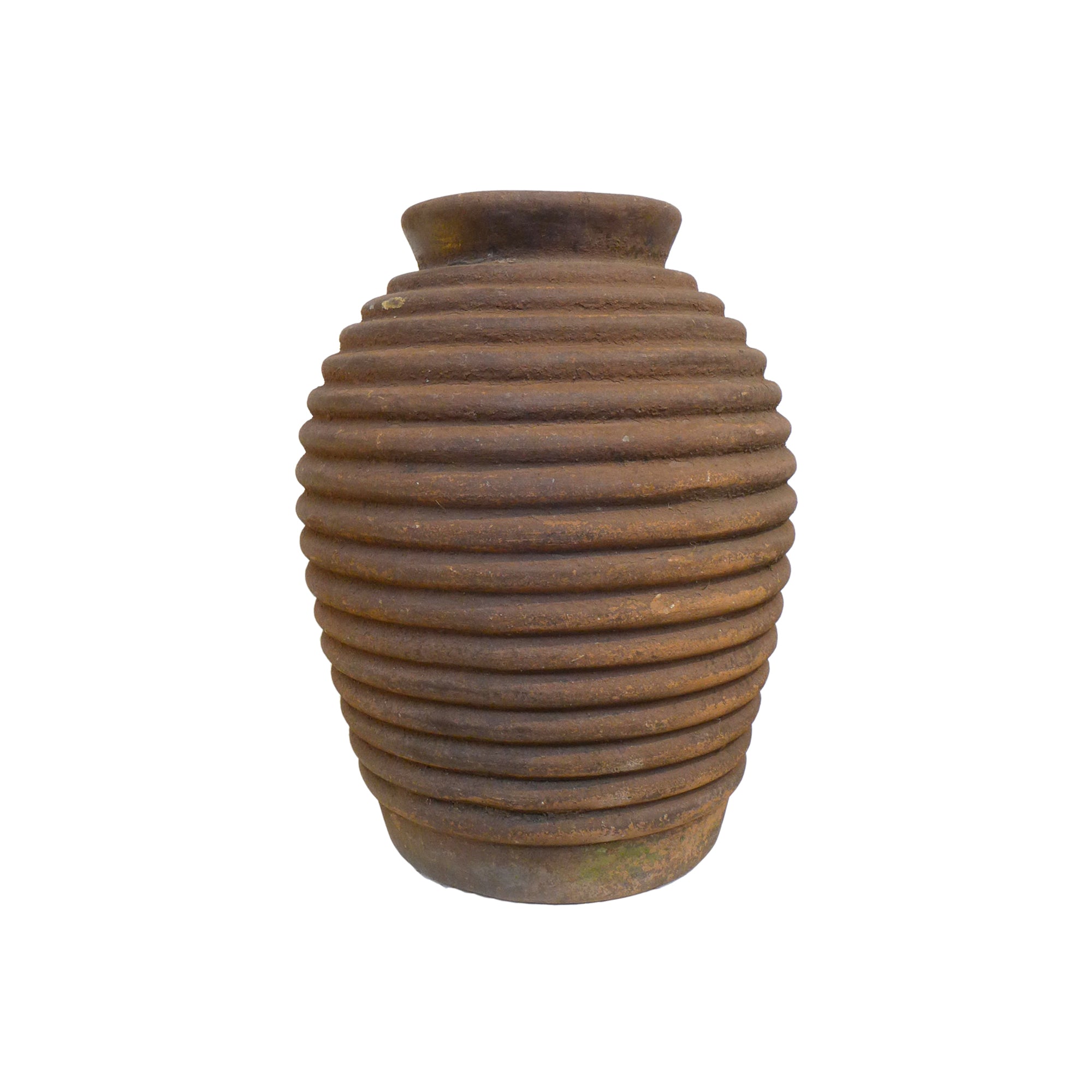 Large 1920s Beehive Ceramic Vase