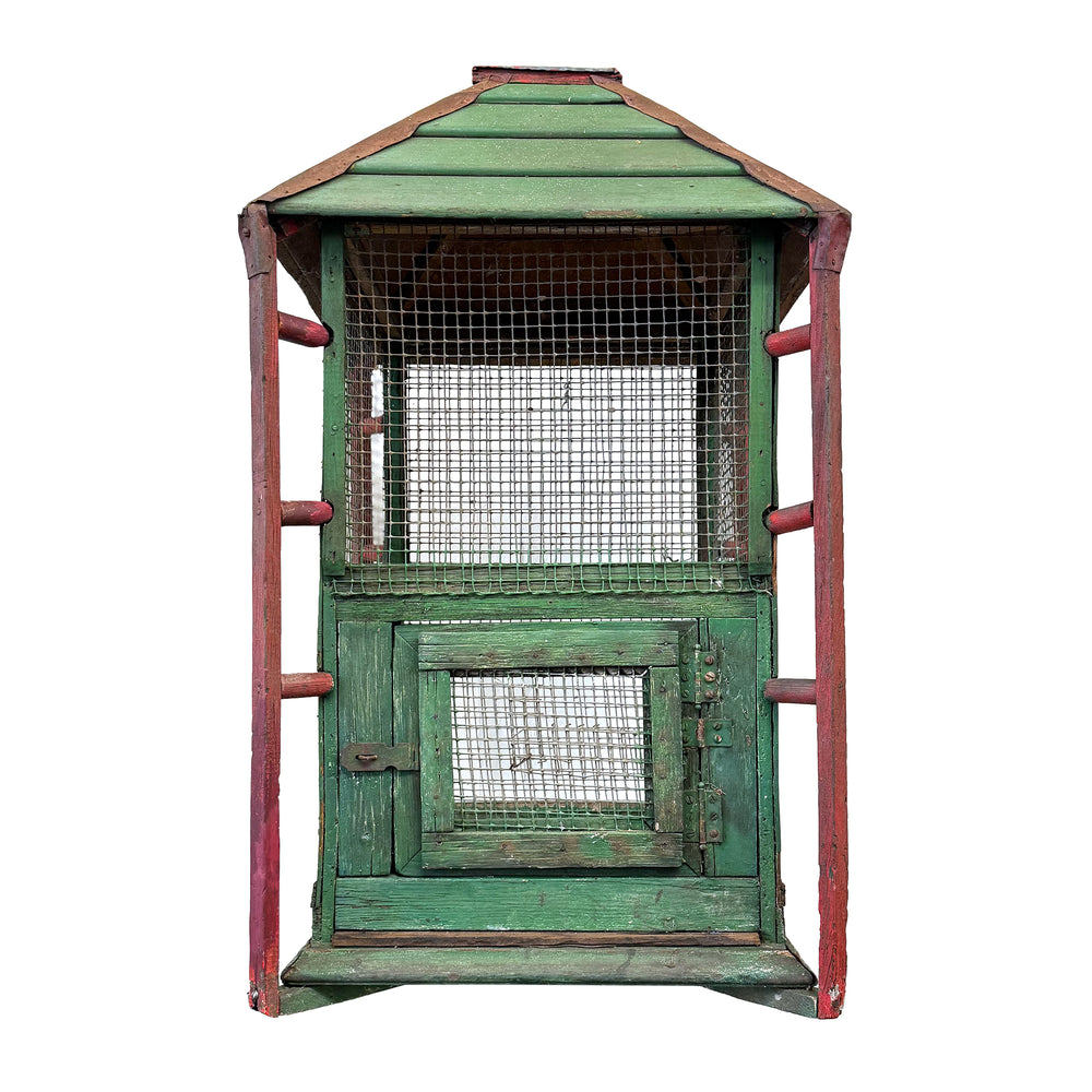 1940s Large Folk Art Architectural Bird House