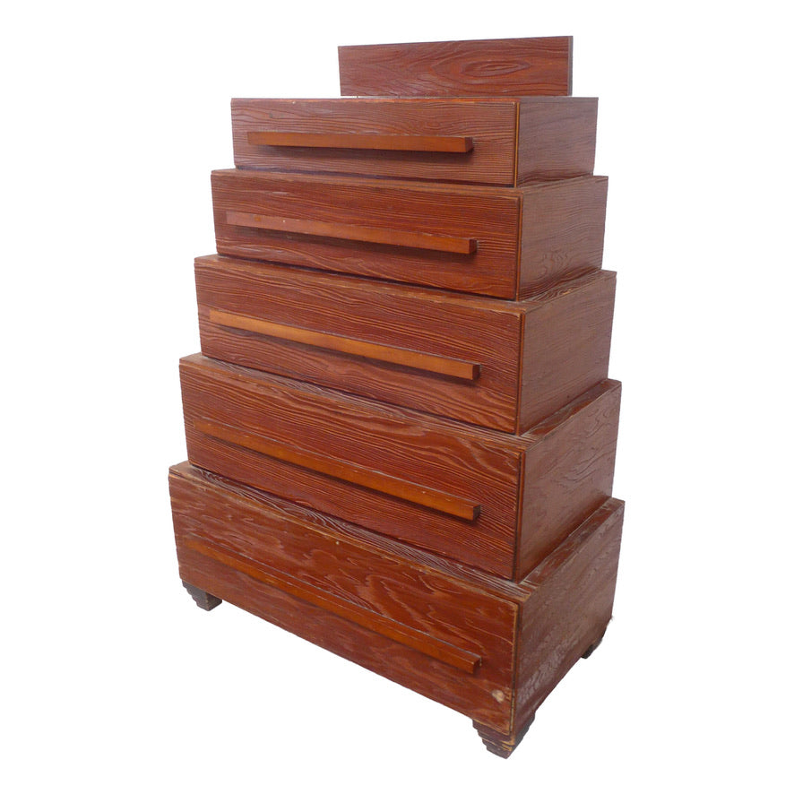 Stepped Chest of Drawers