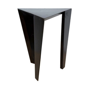 Cubist-Revival Wood Side Table