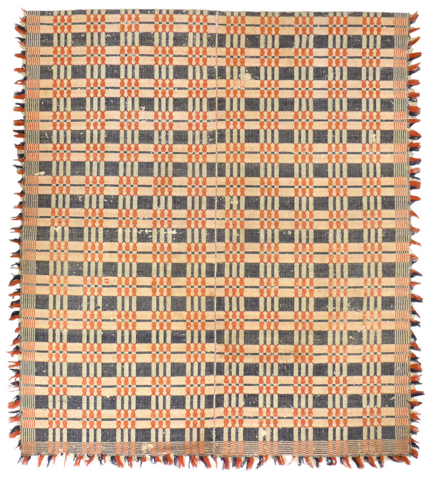 19th Century Woven Coverlet