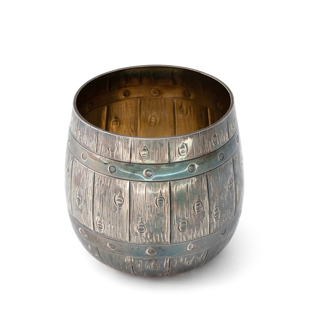 Cristian Dior Barrel Silverplate Cup
