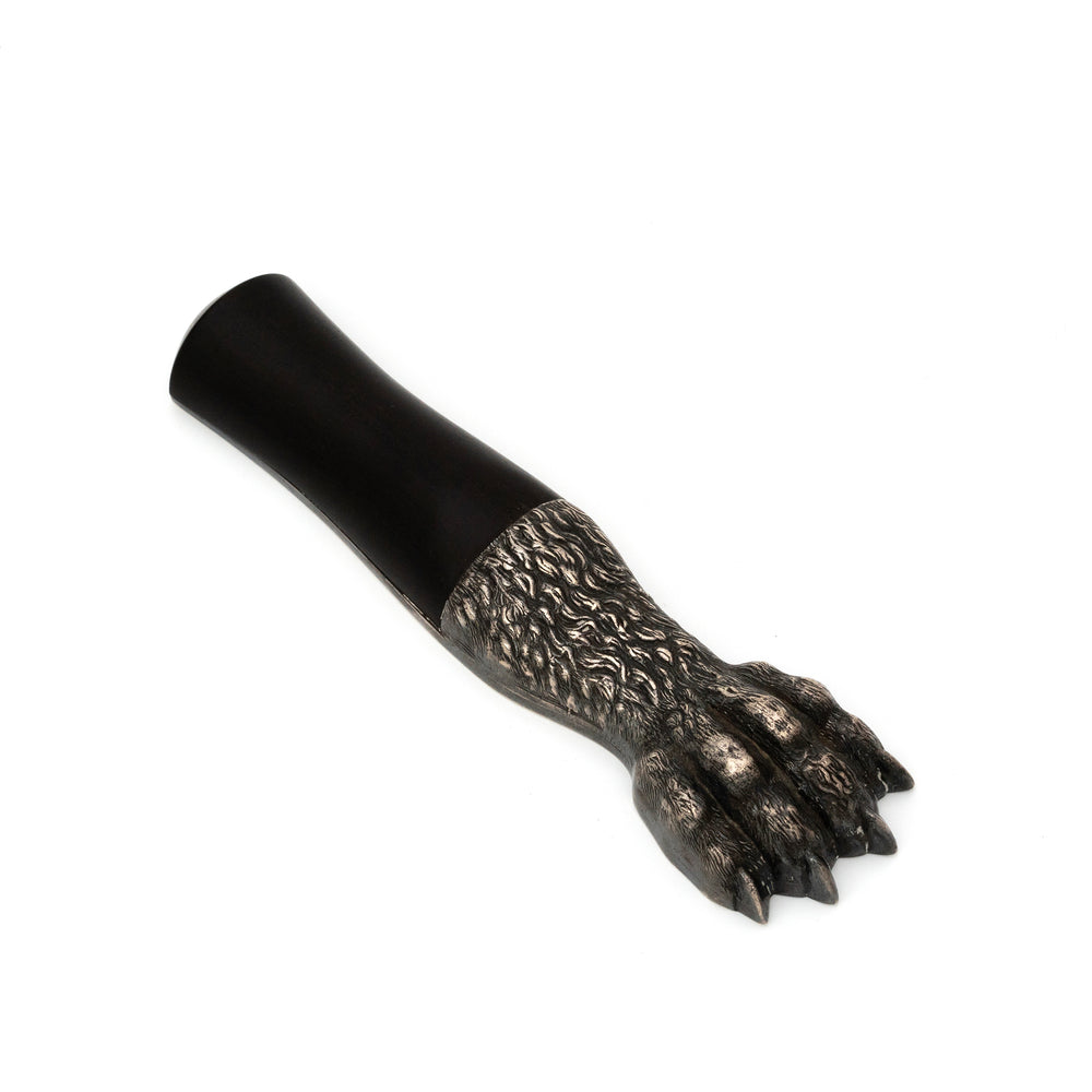 Ravinet d'Enfert Lion Paw Silverplate and Ebony Bottle Opener