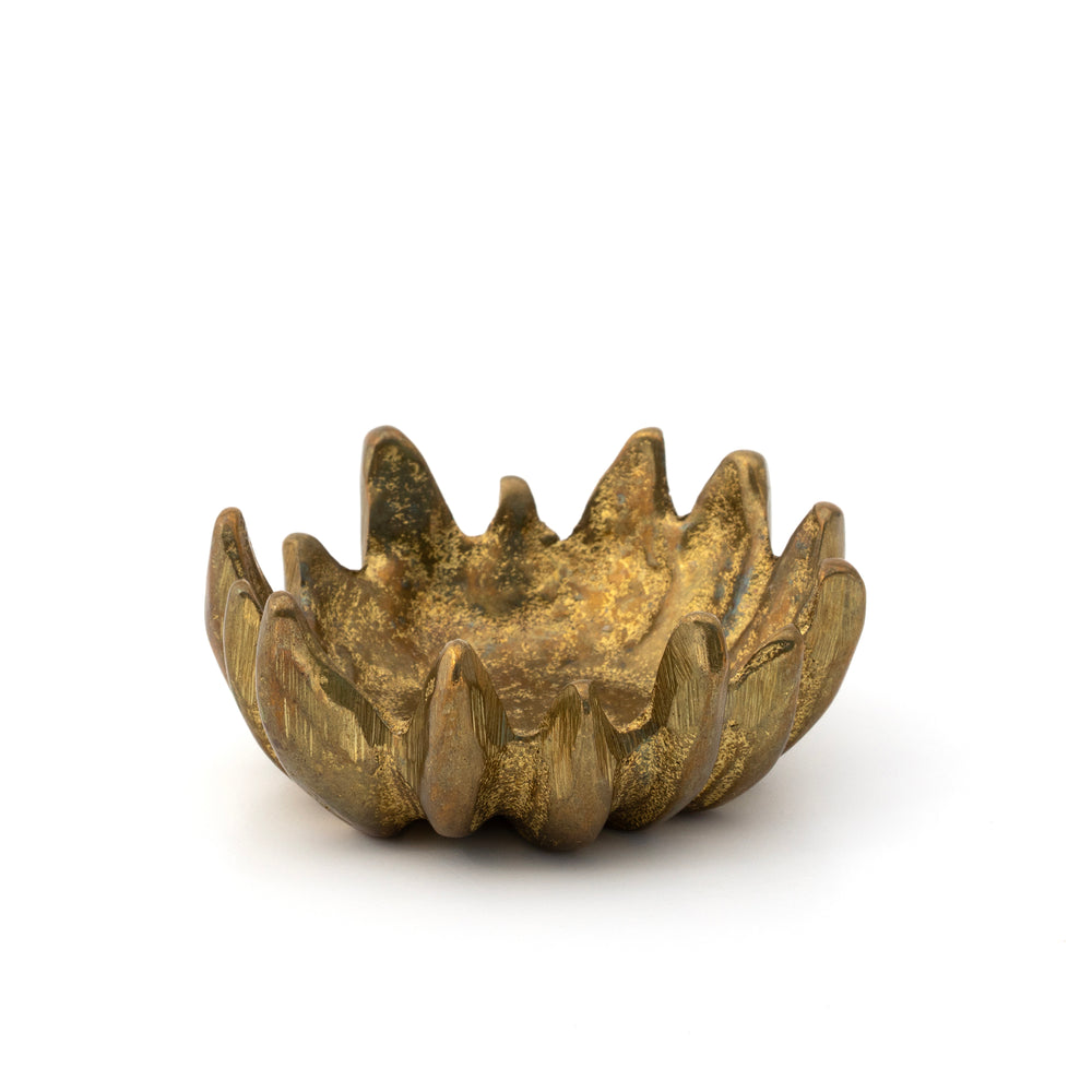 Vintage German Brass Votive Holder or Ring Dish