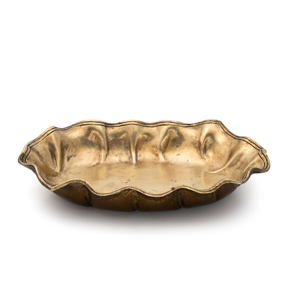 German Brass Handkerchief Bowl