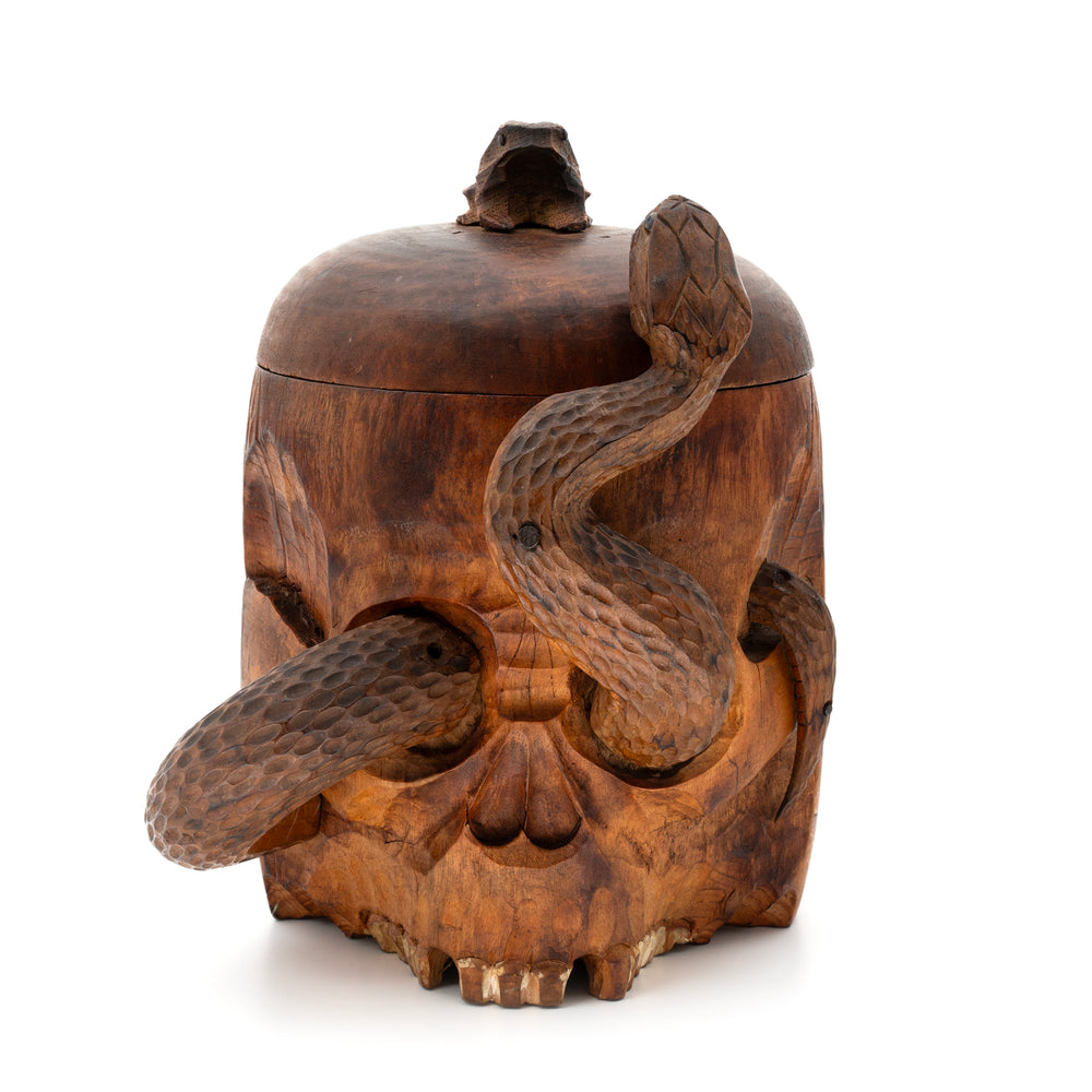 Antique Japanese Memento Mori Box