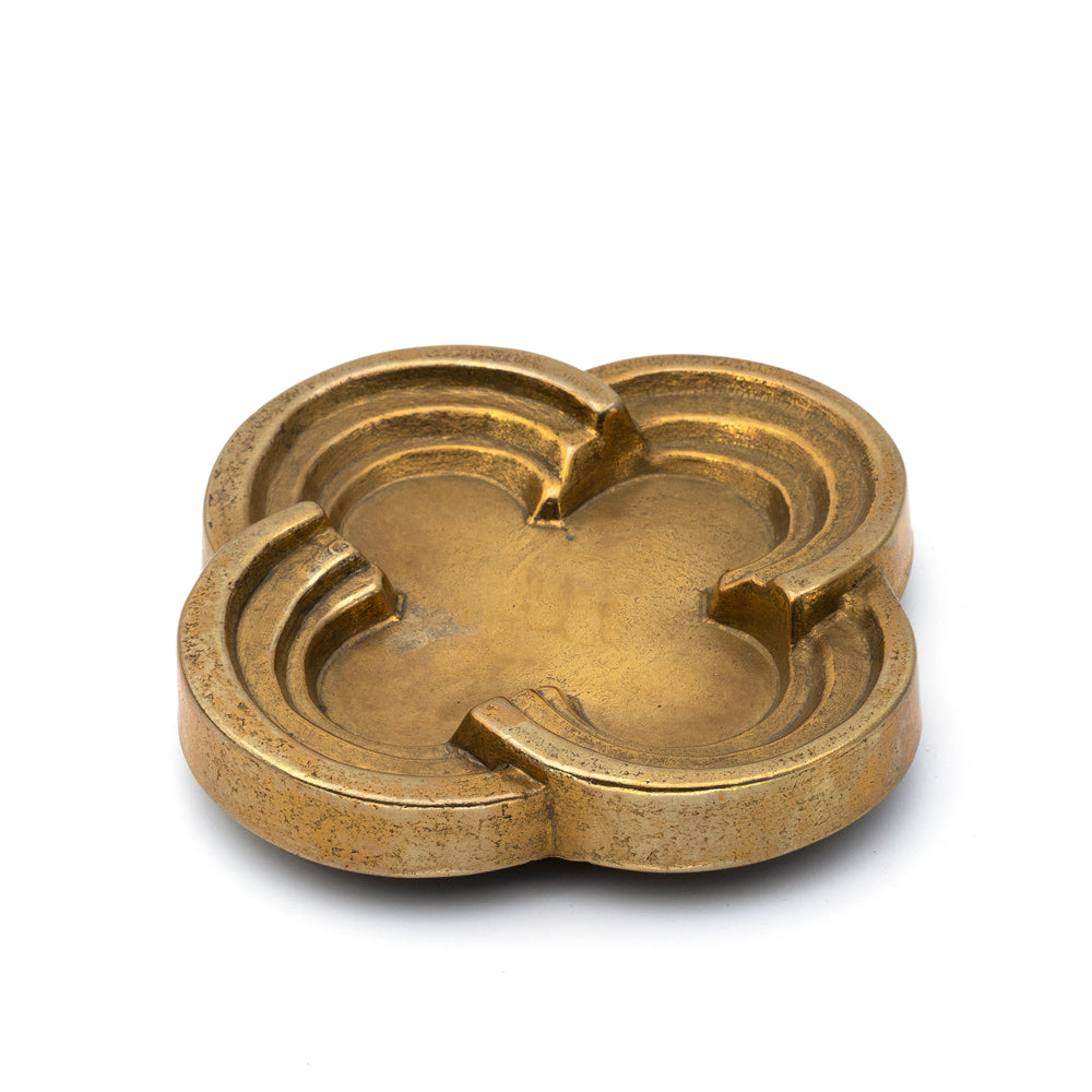 European Bronze Quatrefoil Dish