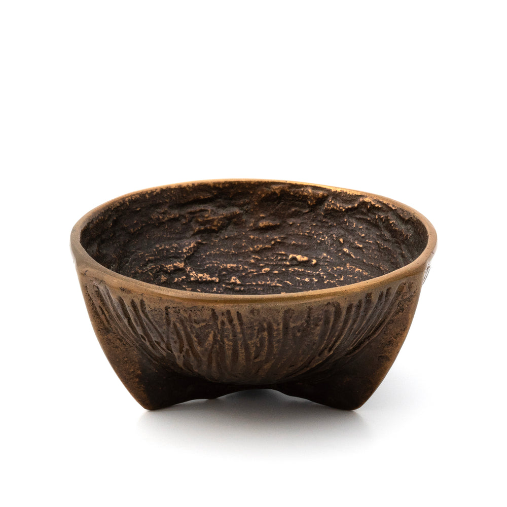 Vintage German Bronze Bowl with Tripod Feet