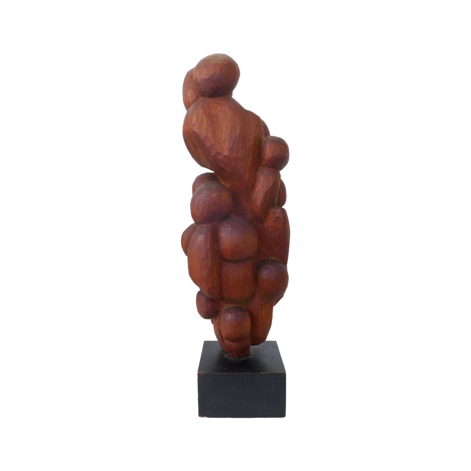 Abstract Carved Wood Sculpture