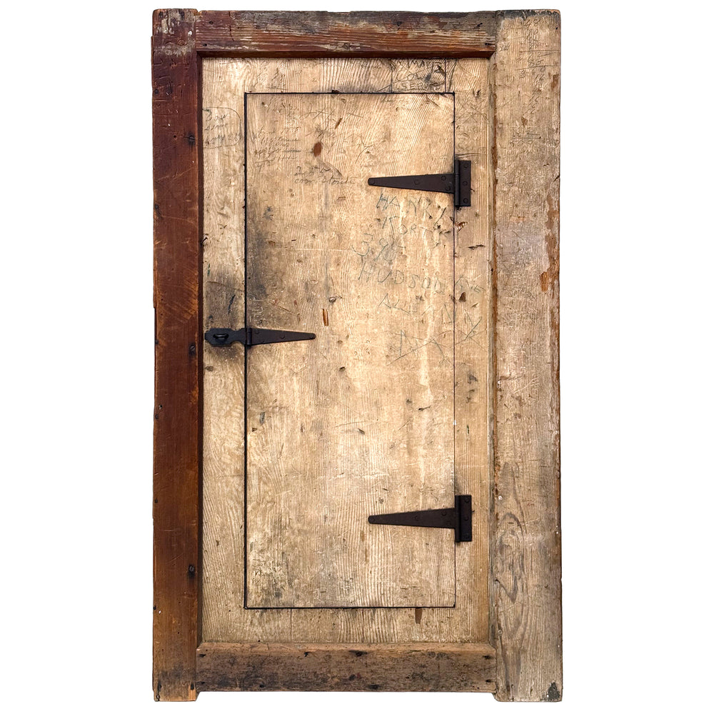 American Primitive Mottled Wood Cabinet