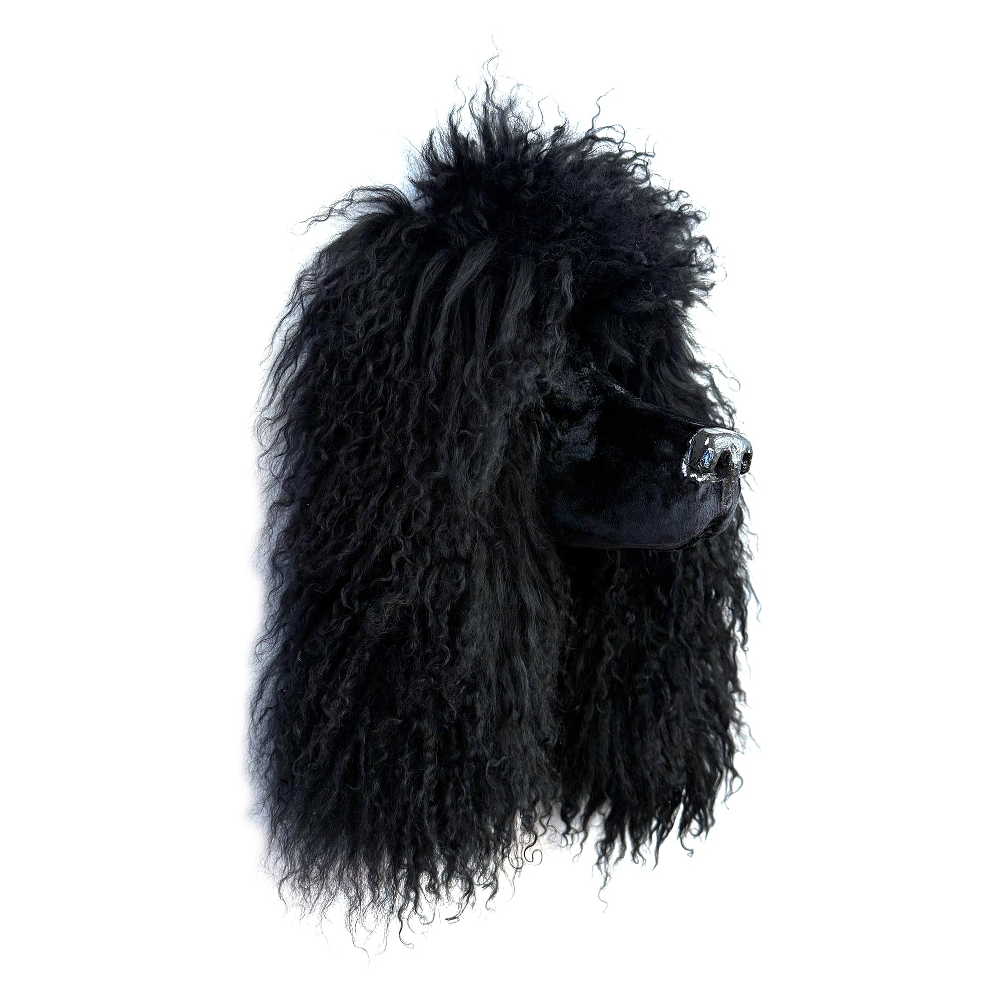 Black Poodle Costume Mask