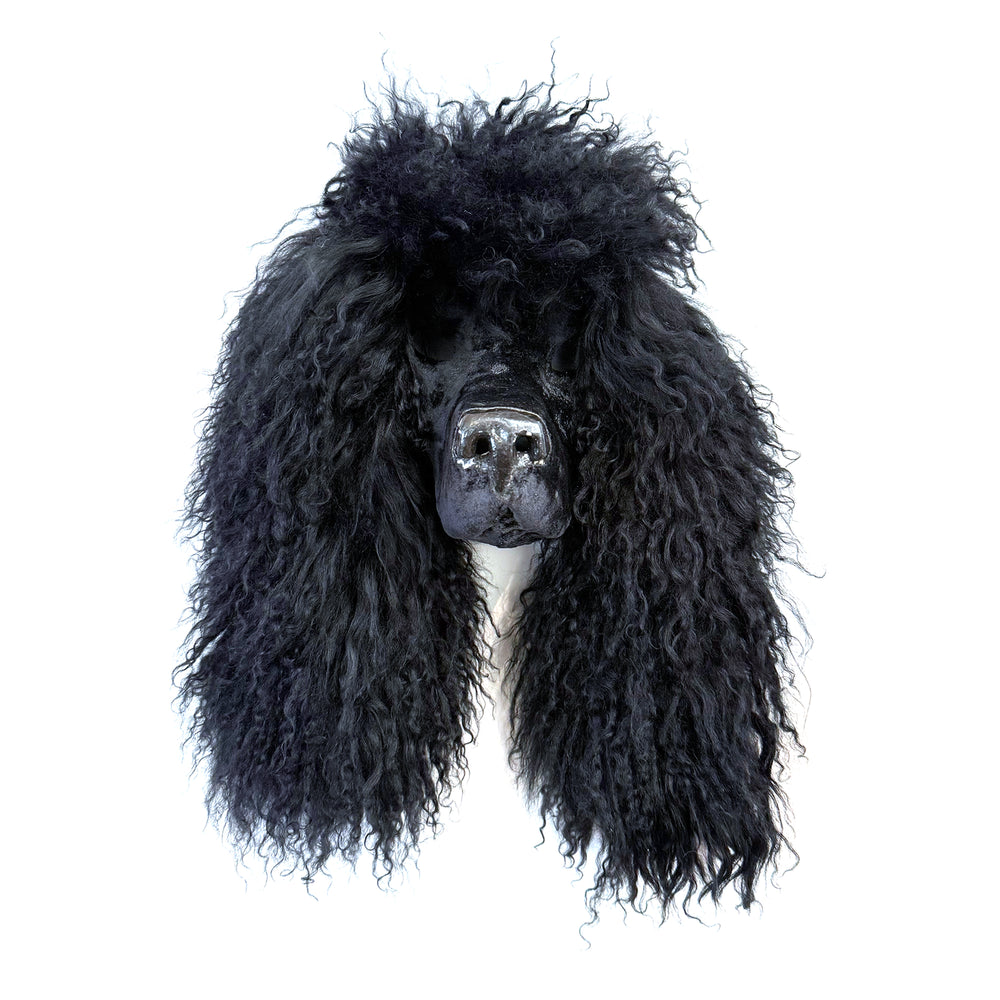 Black Poodle Costume Mask