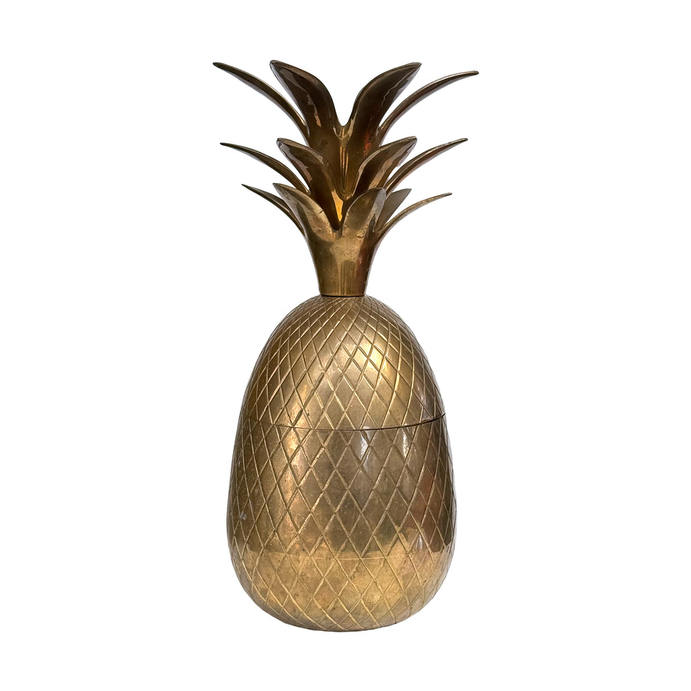 Brass Pineapple Ice Bucket