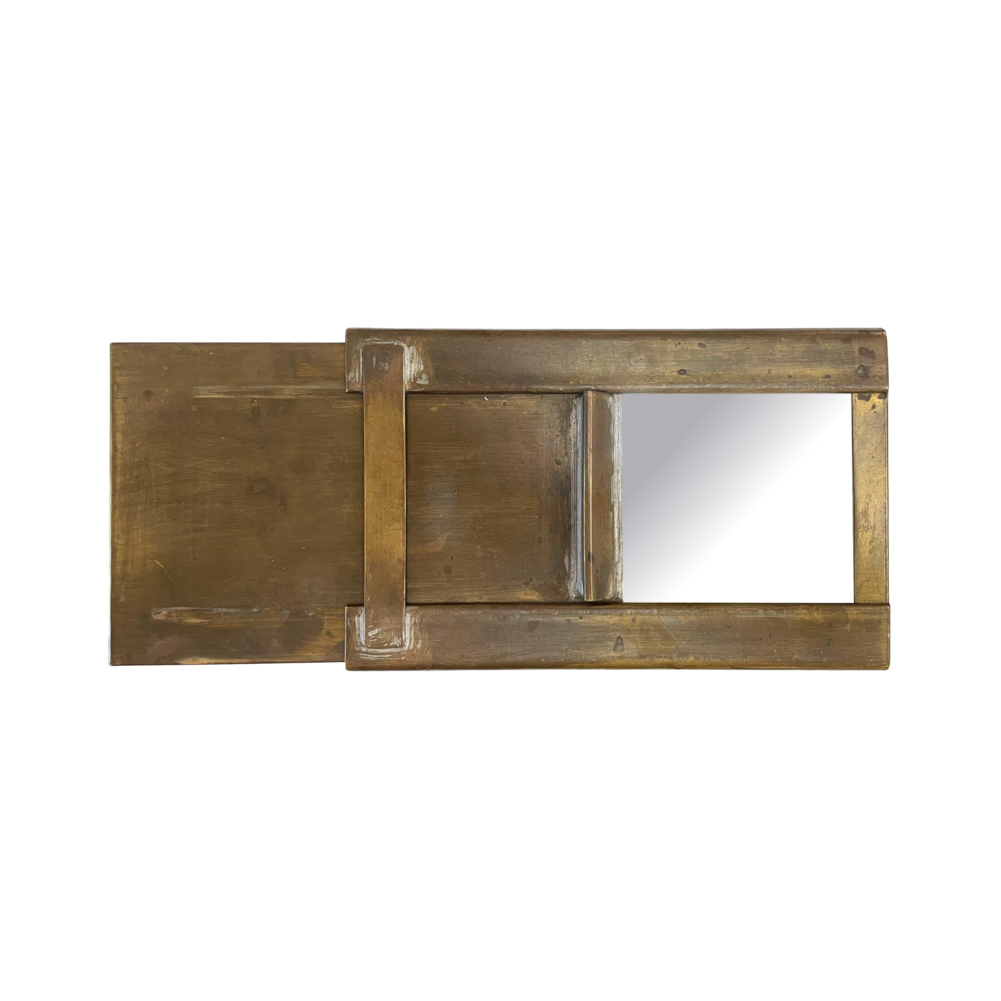 Field Mirror Brass Scratch-Built Soldier's Field Mirror – The Window