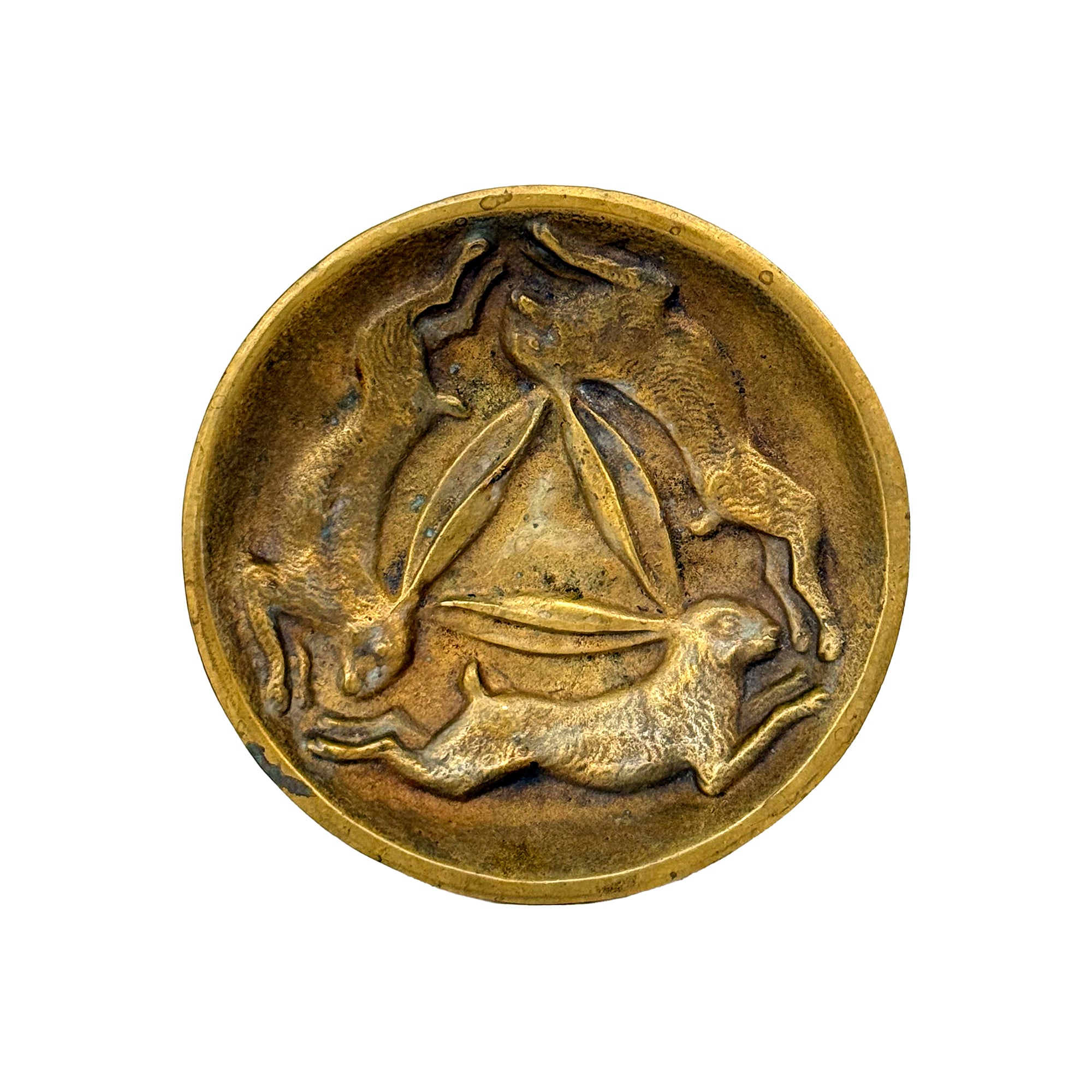 Bronze Three Hares Catch-All
