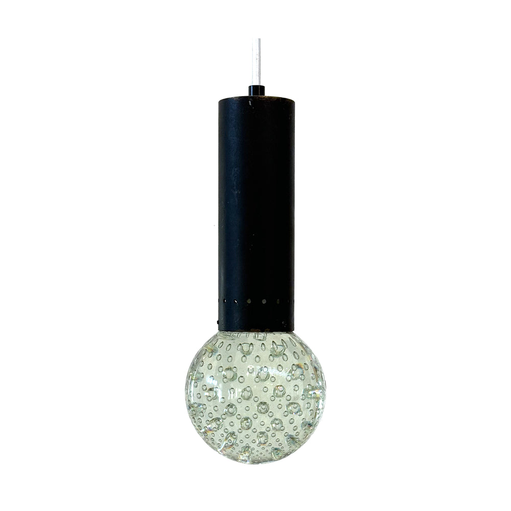 Italian Bubble Glass Pendant Lamp by Gino Sarfatti for Arteluce