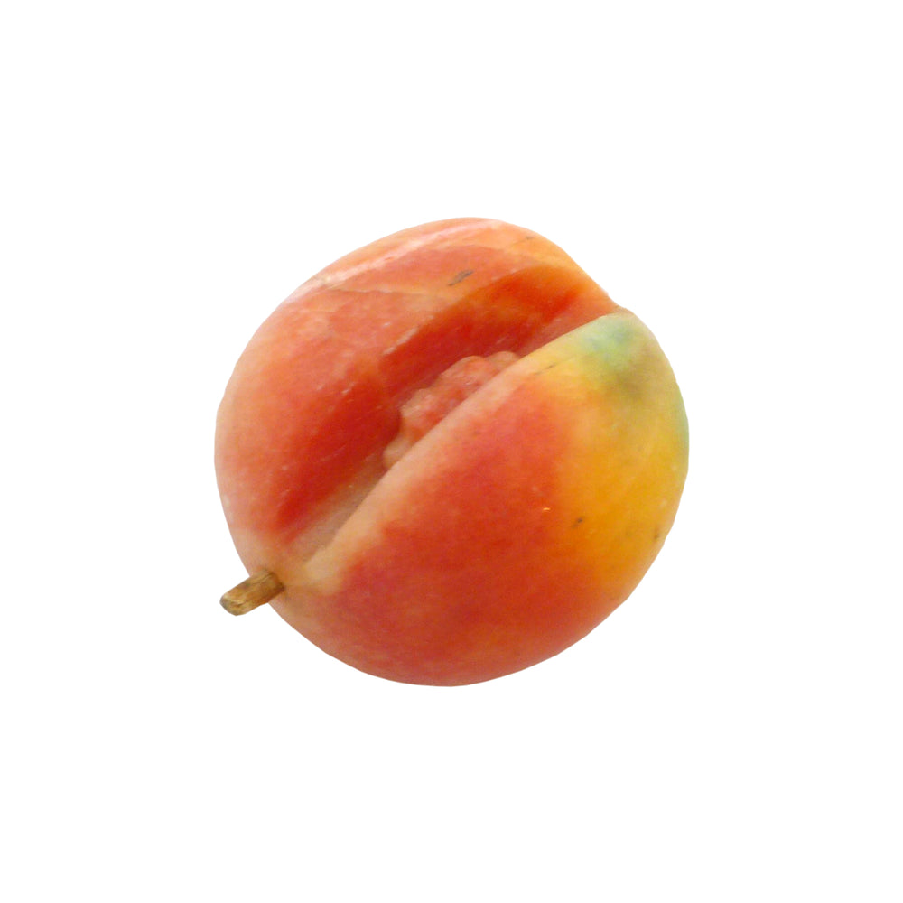 Carved Alabaster Sliced Peach