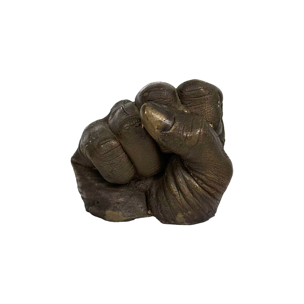 Cast Bronze Fist Sculpture