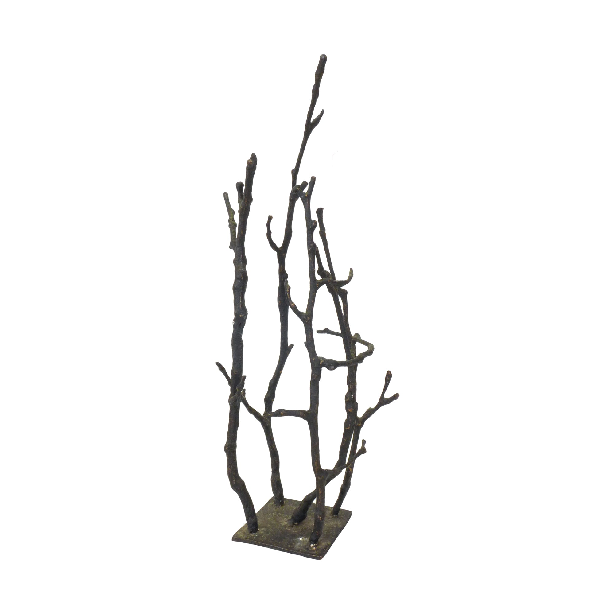 Cast Bronze Twigs Sculpture