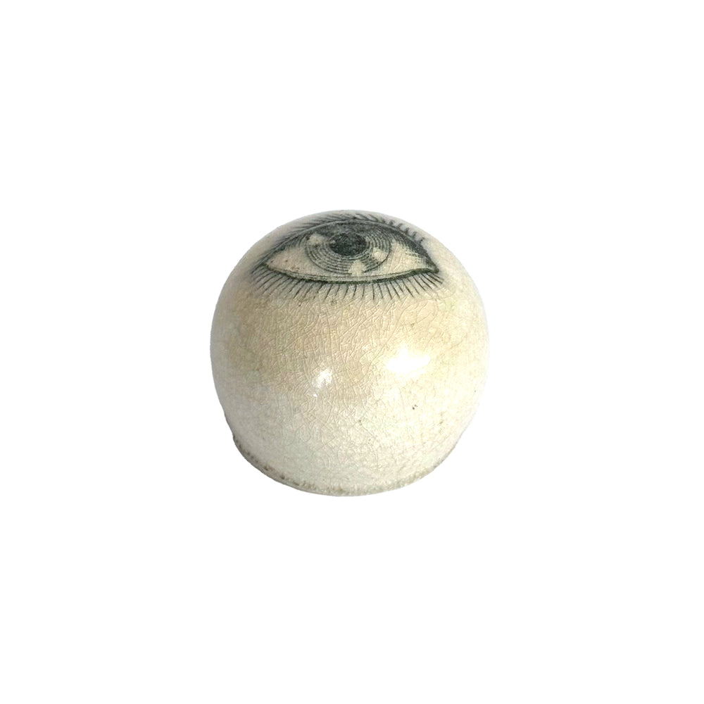 Ceramic Eye Paperweight