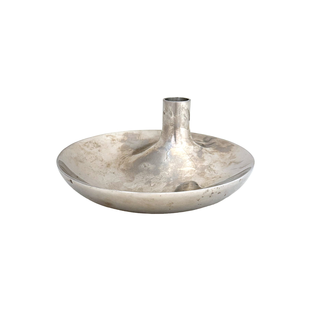 Chromed-Steel Candleholder by Georg Jensen