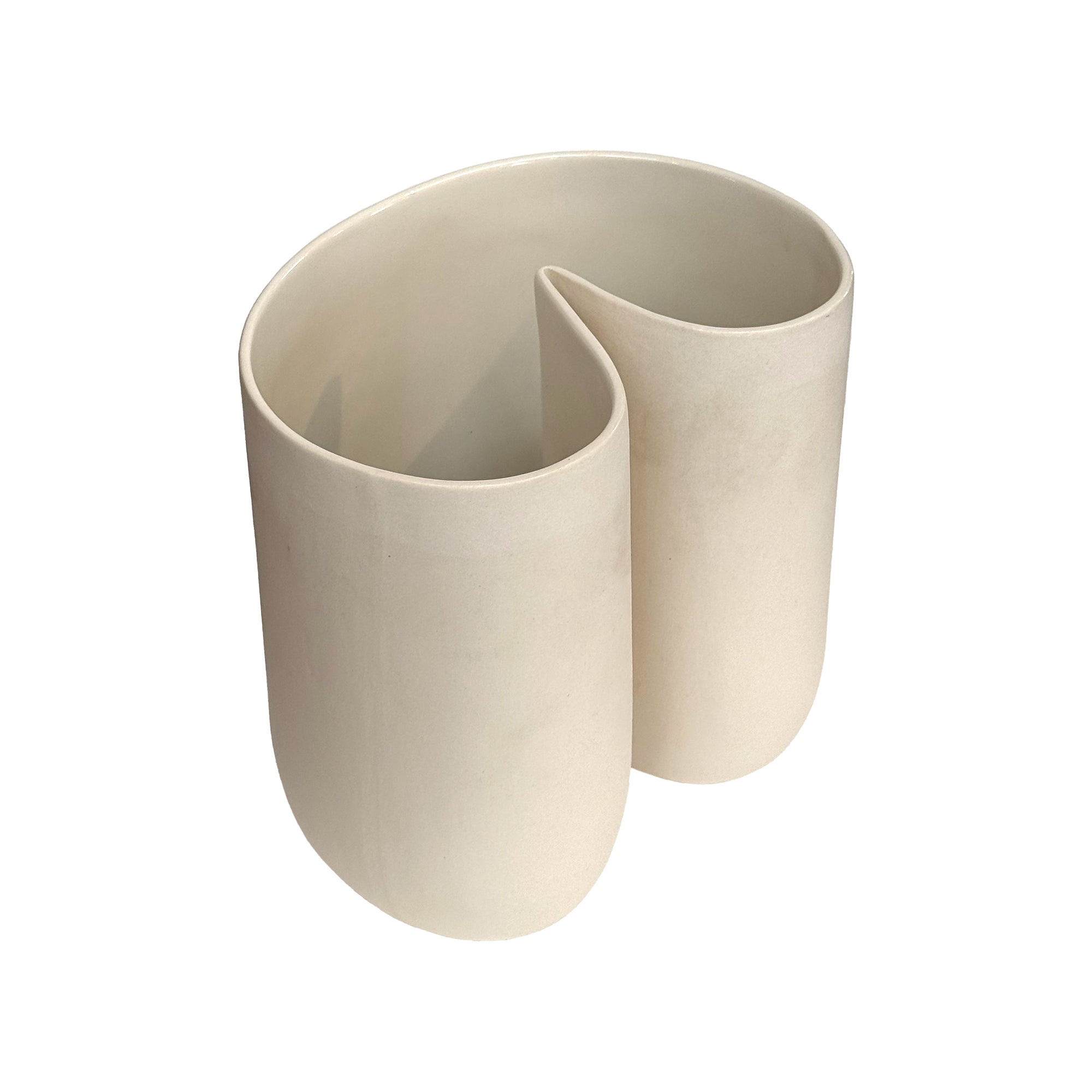 Contemporary Biomorphic Ceramic Vase by Dust/Form