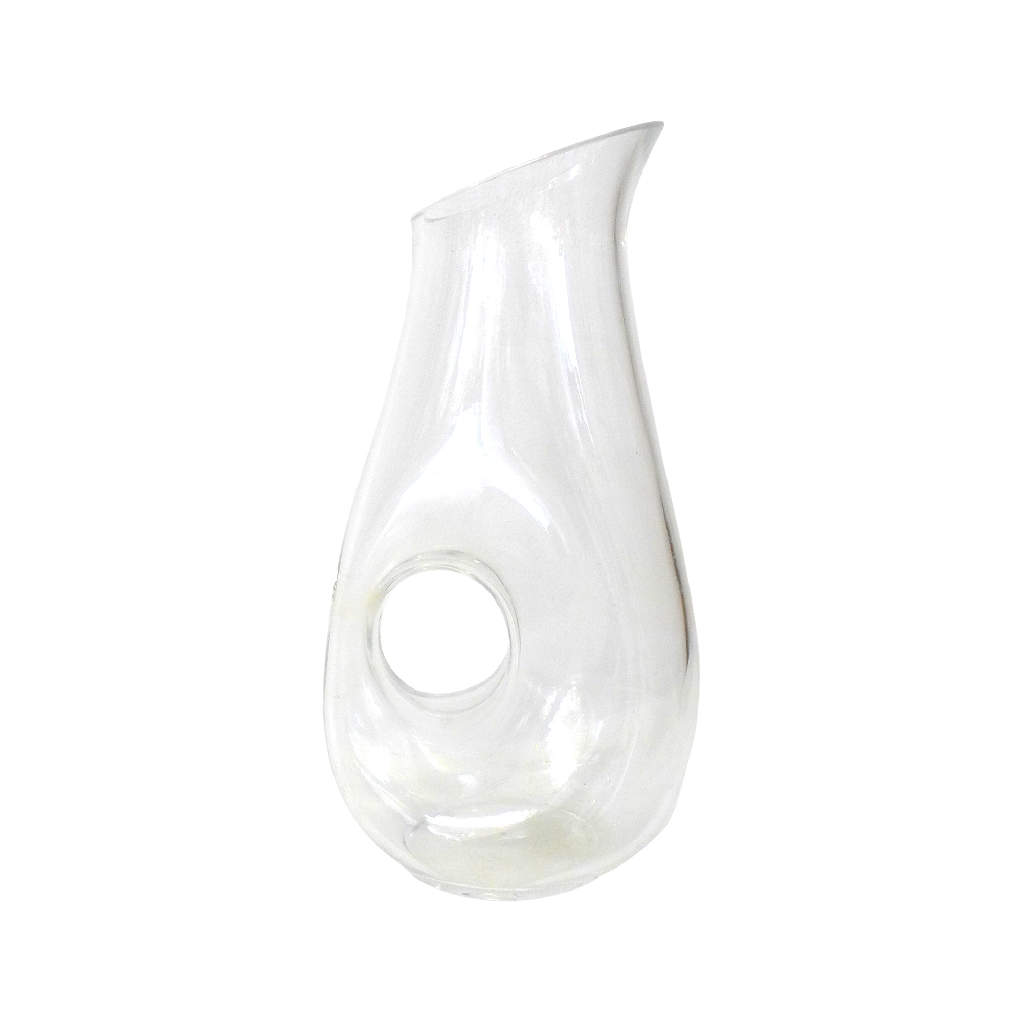 Curvilinear Punctured Glass Pitcher – The Window