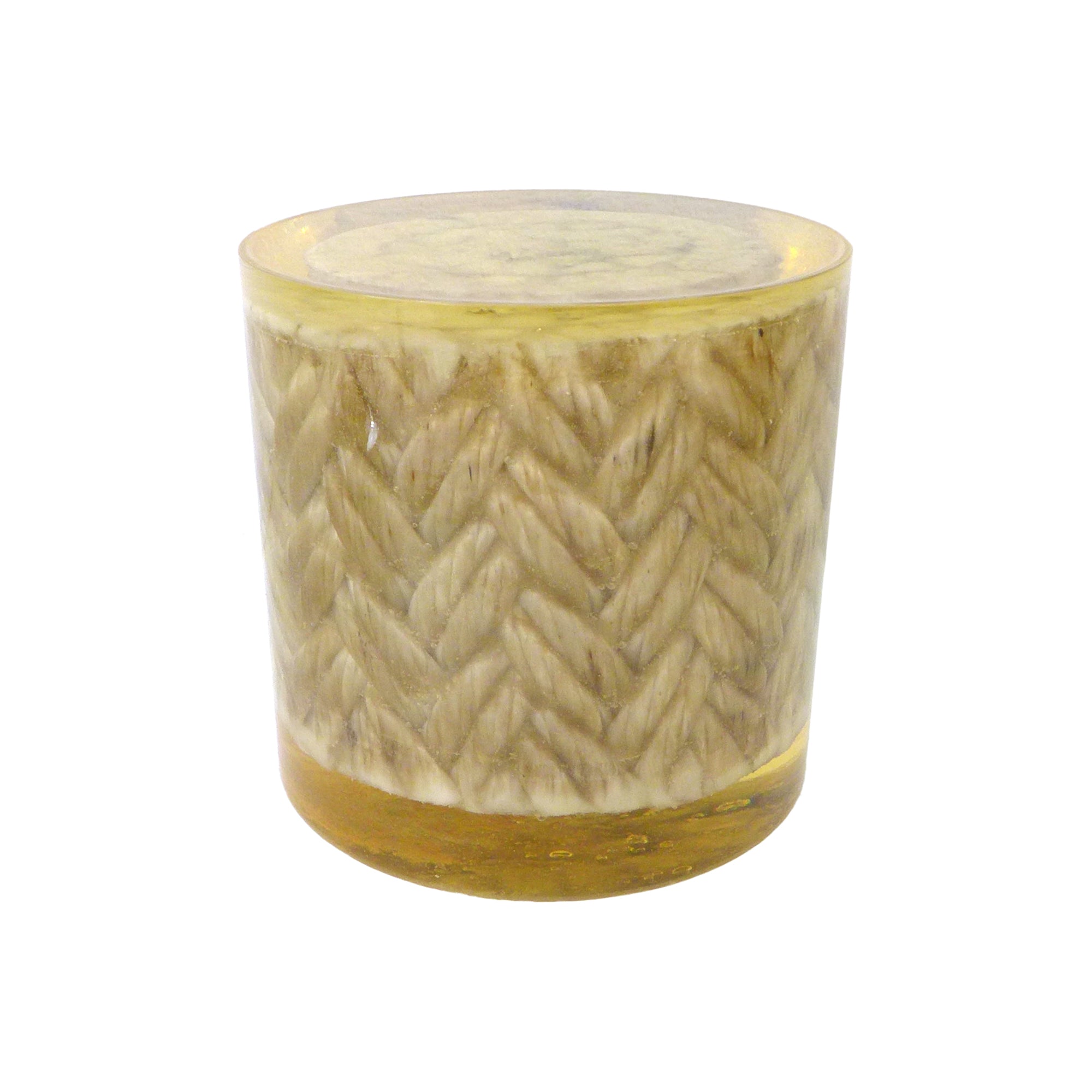 Cylindrical Acrylic-Encased Thick Woven Rope – The Window