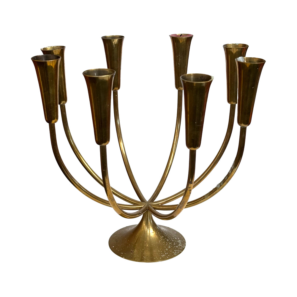 Danish Brass Candelabrum by Illums Bolighus