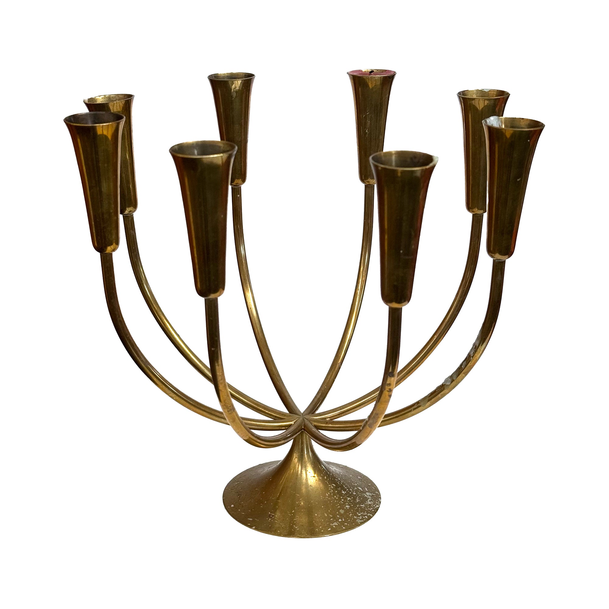 Danish Brass Candelabrum by Illums Bolighus