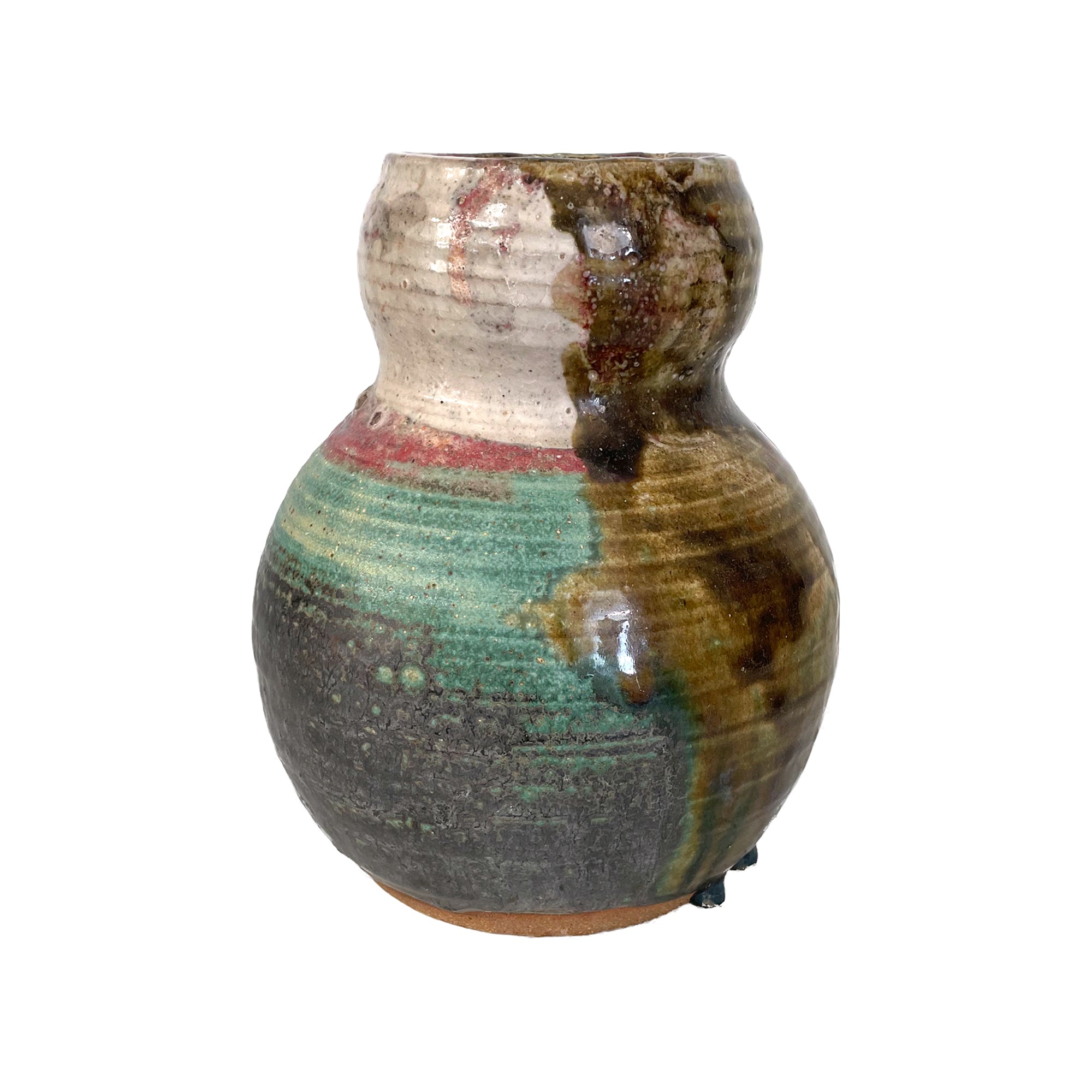 Double Gourd Studio Ceramic Vase