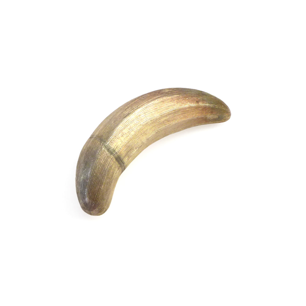 European Petite Silver Banana Pill Box