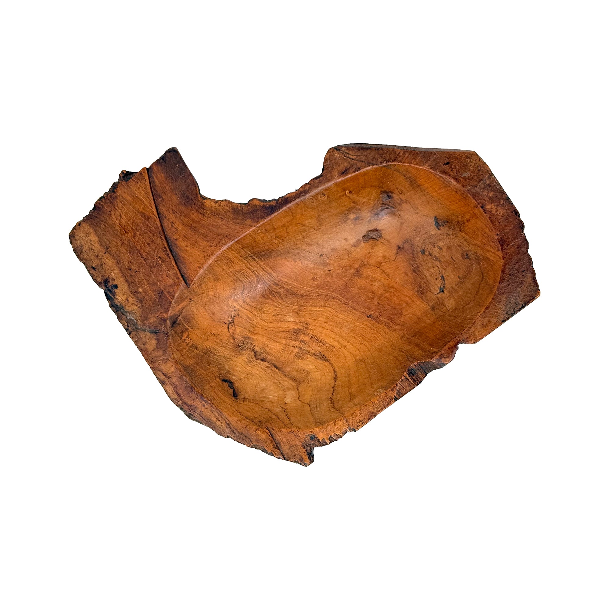 Free-Edge Wood Catch-All