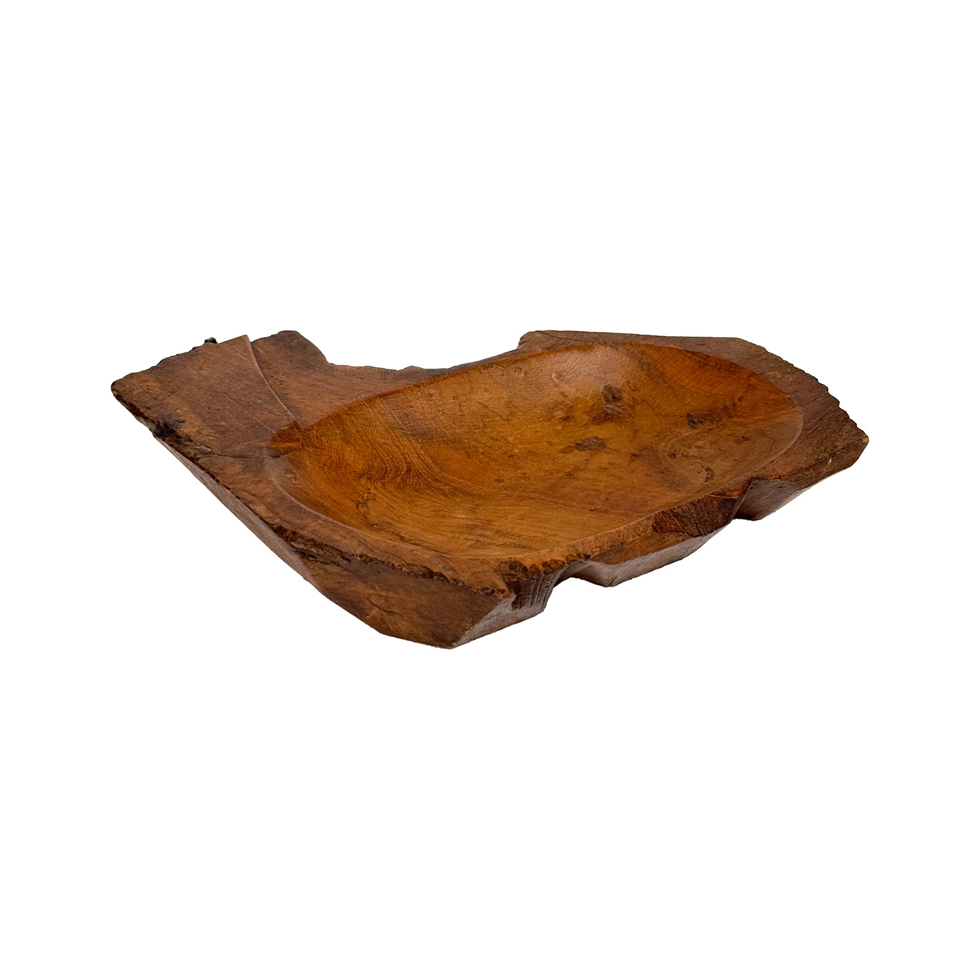 Free-Edge Wood Catch-All