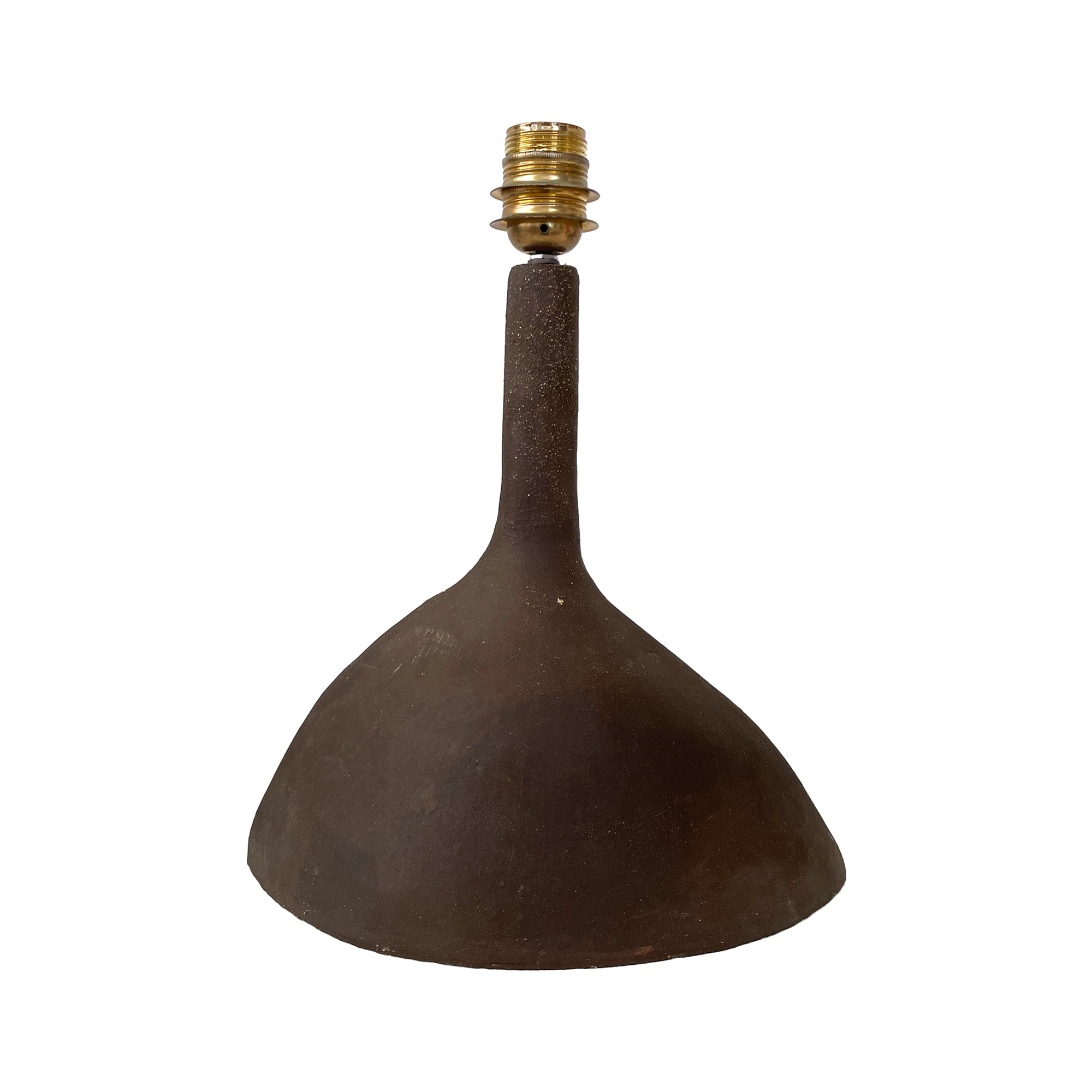 French Studio Ceramic Table Lamp in the Manner of André Borderie