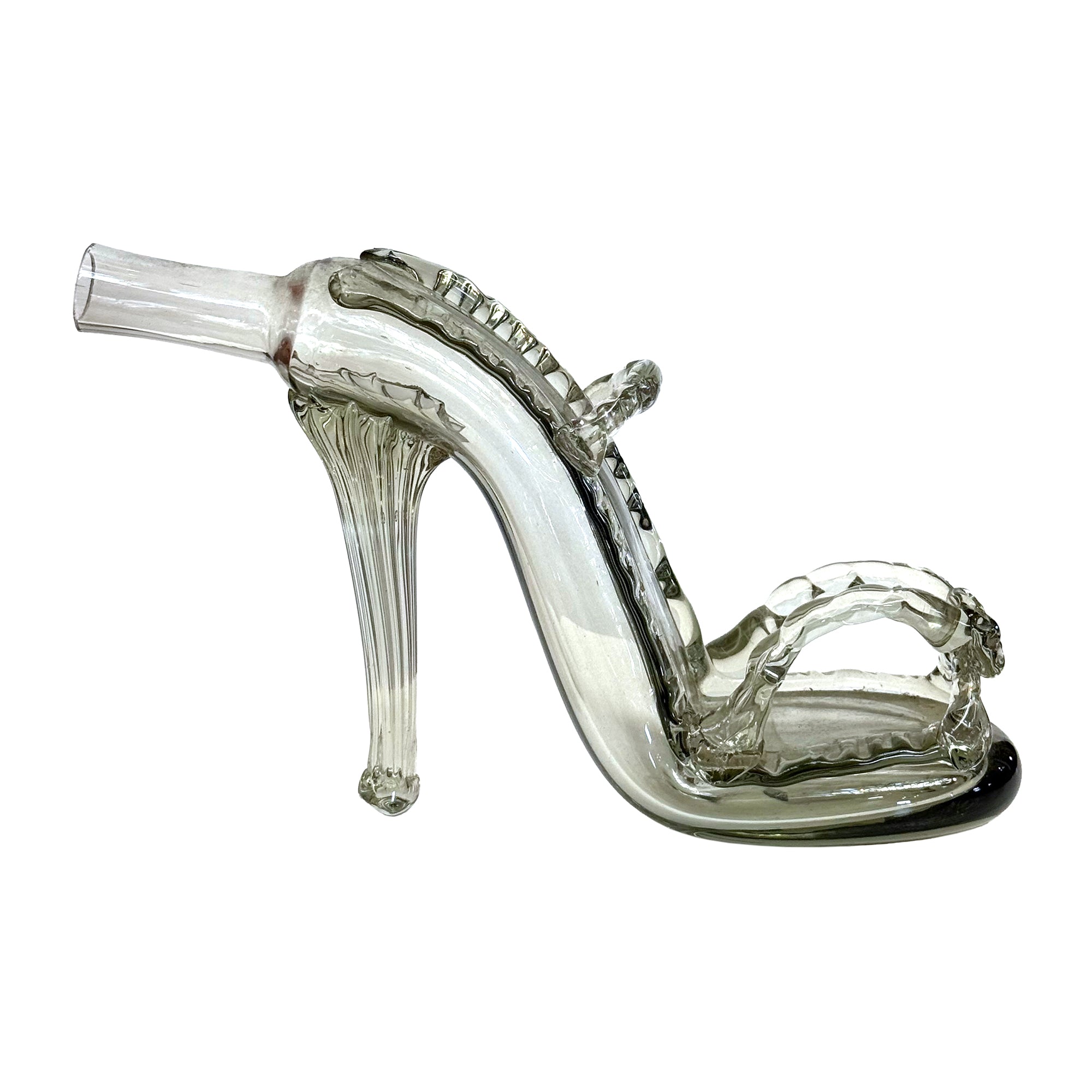 Glass Ladies Shoe Decanter