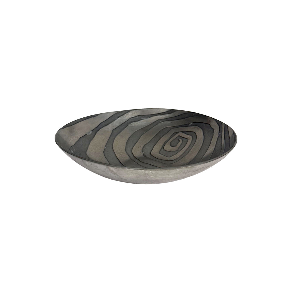 Graphic Pewter Art Catch-All by June Calcutt