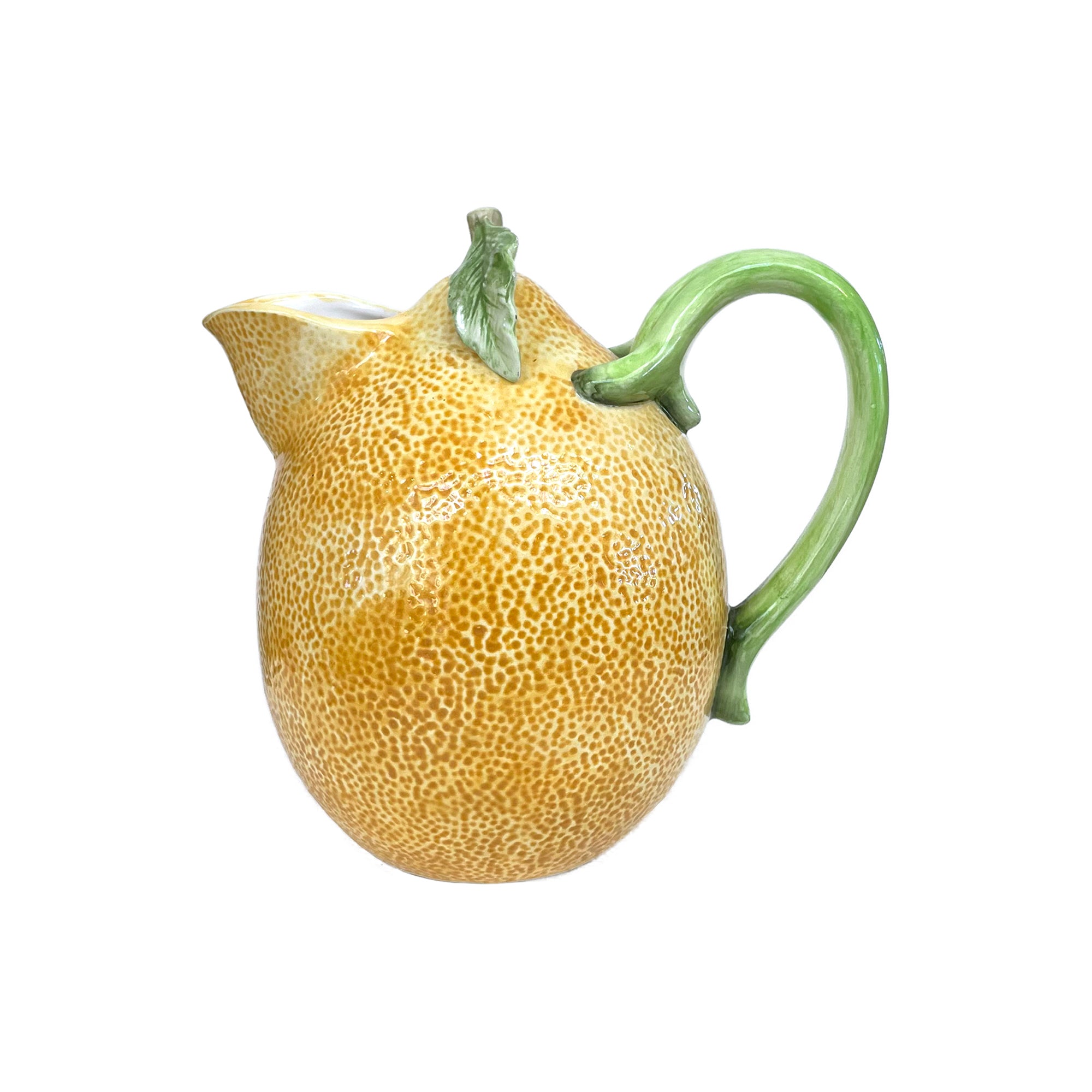 Italian Ceramic Lemon Pitcher