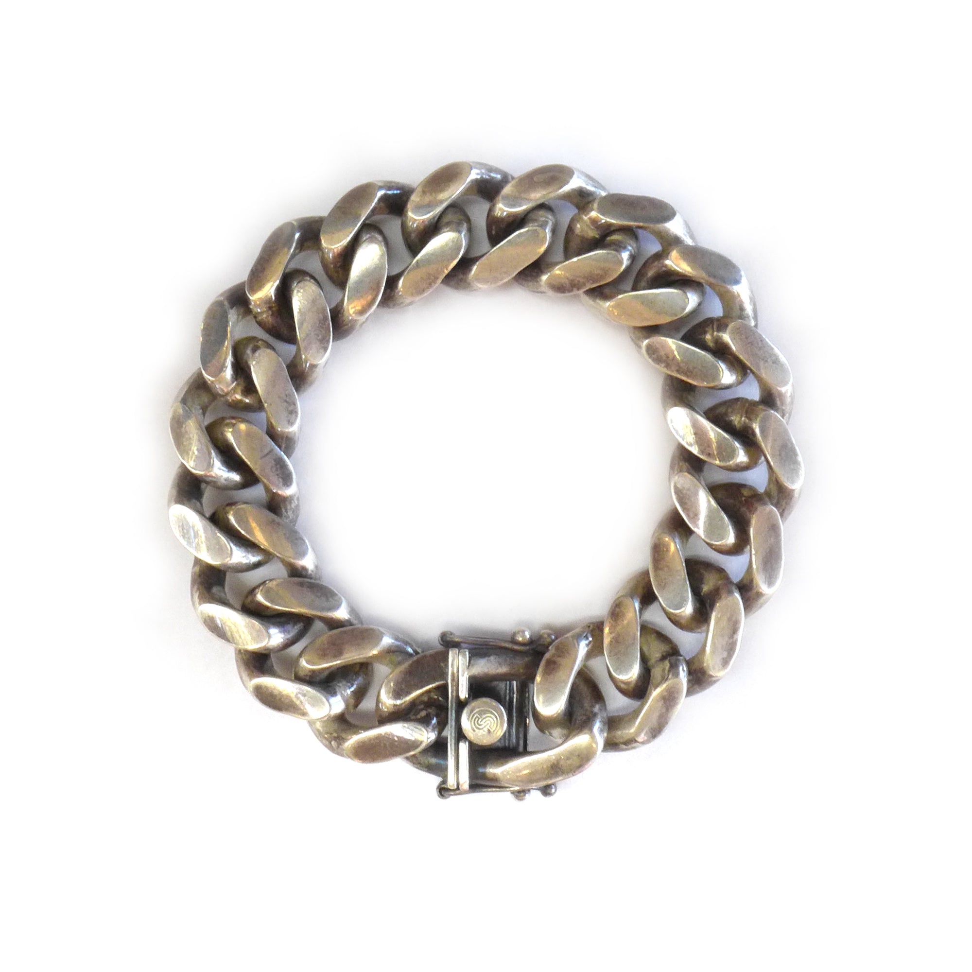 Italian Solid Sterling Silver Chain Bracelet