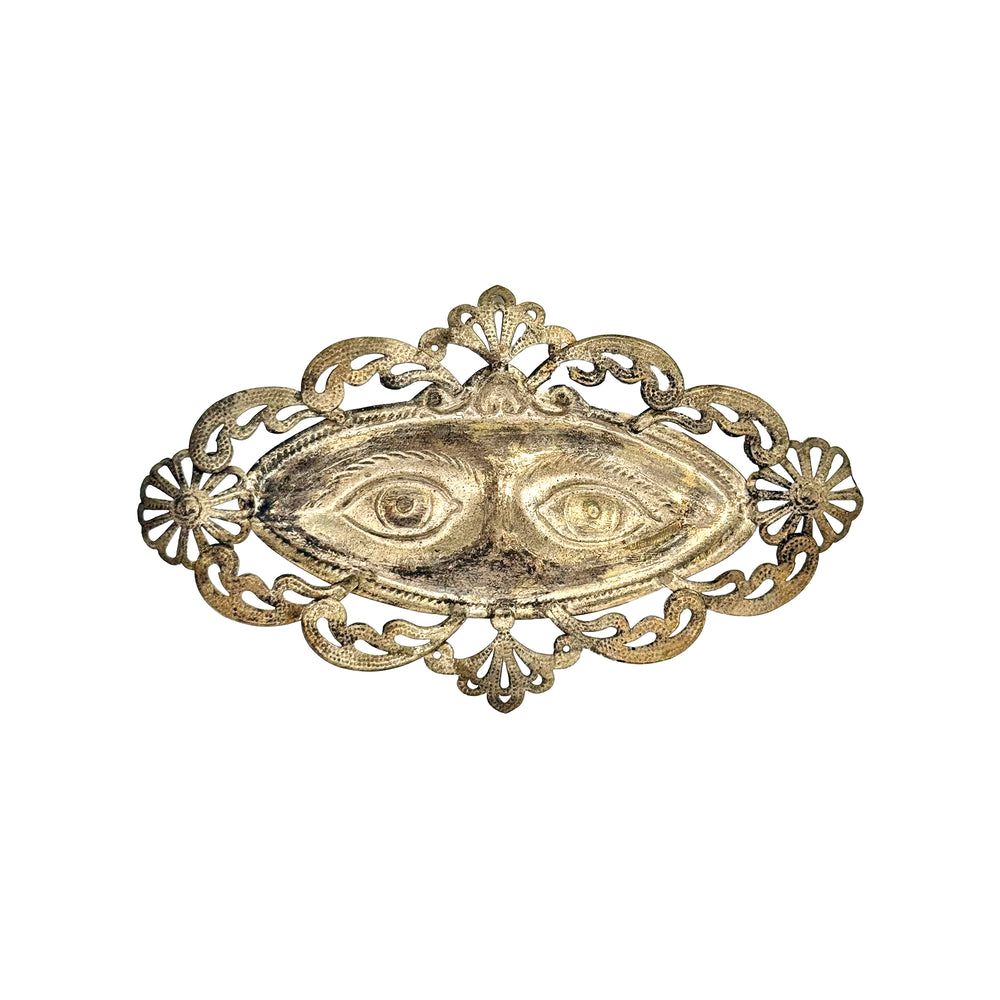 Italian "Eyes" Tin Door Plaque