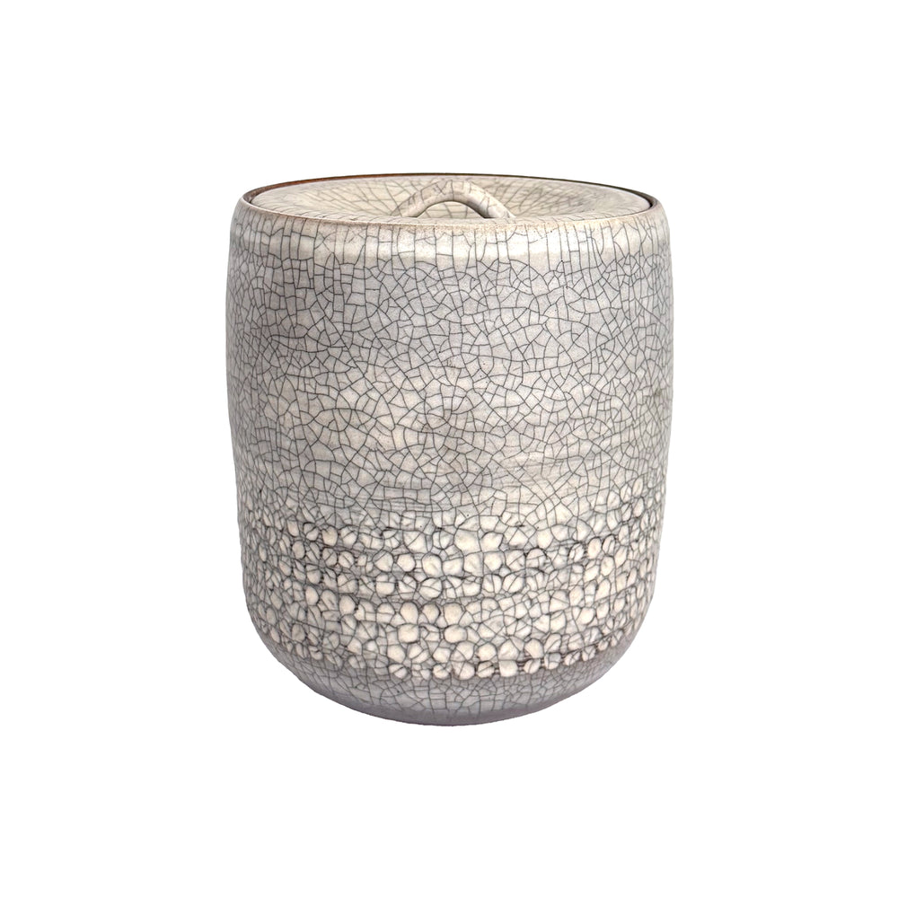 Japanese Studio Ceramic Lidded Vessel