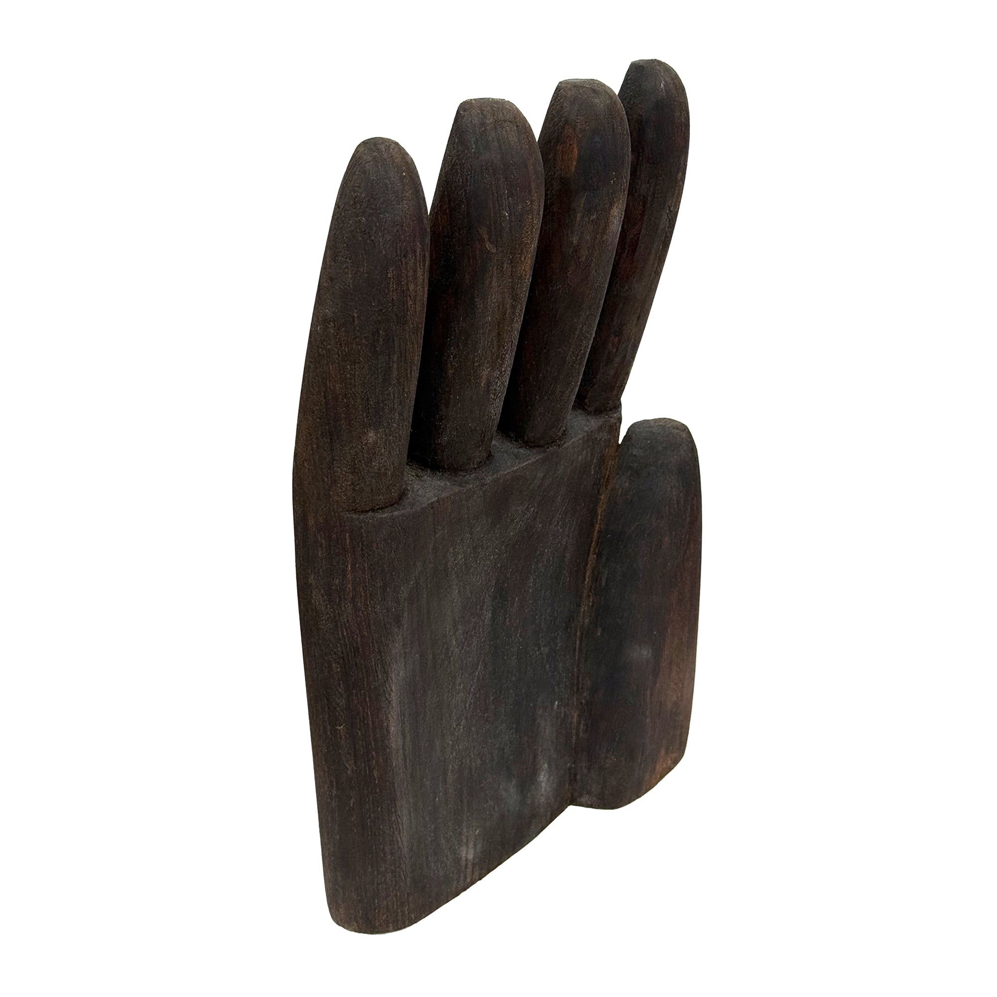 Japanese Stylized Wooden Hand Sculpture